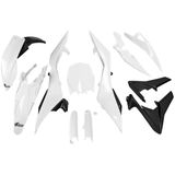 Ufo - HUKIT612F-041 - Vorkbeschermers & Kunststofkit - Wit - Husqvarna TC 449/499 2011-2013