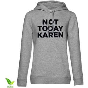 Hybris Not Today Karen Girls Hoodie Damen Heather-Grey-S
