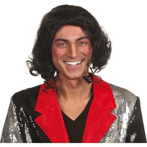 Rubie's Pruik Michael Jackson Zwart Heren