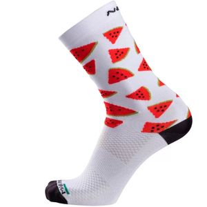Nalini - Unisex - Fietssokken Zomer - COMIC SOCKS H.24 - WATHERMELON - 44-46