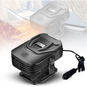 ApexArte® Auto Verwarming Ventilator - Auto Kachel 12 Volt - Heater - Ontdooier - 360 Graden Rotatie - Zwart