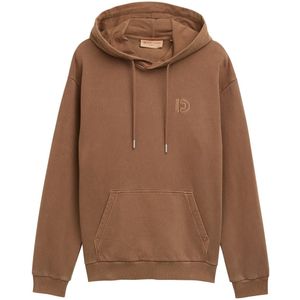 TOM TAILOR DENIM - Sweatshirt - Lichtbruin - Capuchon met Trekkoord