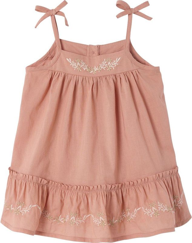 Vertbaudet - Geborduurde Babyjurk - Katoenen Voile