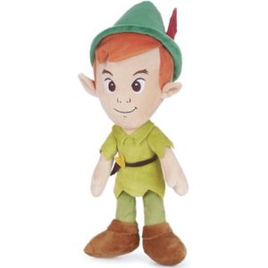 Peter Pan Disney Pluche Knuffel 35 cm [Disney Classics Plush Toy | Speelgoed Knuffelpop voor kinderen jongens meisjes | Peter Pan, Tinkerbell, Kapitein Haak]