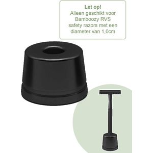 Losse Safety Razor Houder Mat Zwart - Geschikt voor Bamboozy Metalen Safety Razors