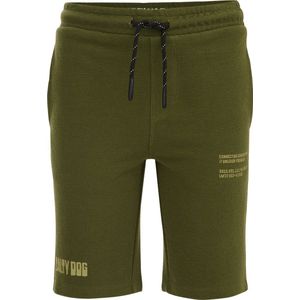 WE Fashion Jongens sweatshort met structuur