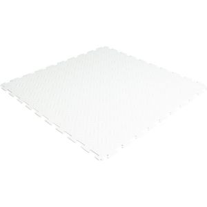 Rubbermagazijn | PVC kliktegel traanplaat wit 530x530x4mm | winkel | showroom | prijs per stuk
