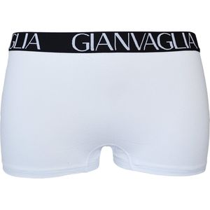Dames boxershorts 3 pack Gianvaglia effen wit XL