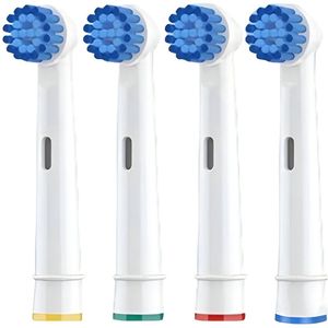 Opzetborstels Sensitive Clean passend op Oral-B 4 stuks Zacht Blauw