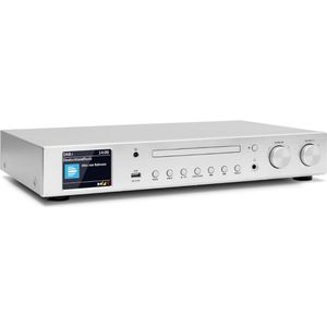 ApexArte - DAB Tuner Receiver - Wit - Internet Radio met Wifi en DAB+ - CD Speler