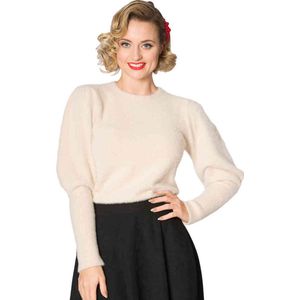 Dancing Days - LUXURY SOFT Gebreide trui - L - Creme