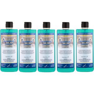 Douchegel Hamam 500 ml - met klepdop - set van 5 stuks - transparant - Showergel