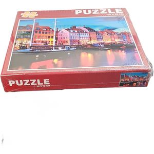 Grafix - Puzzel - Volwassenen - Uitzicht Europese stad - Kinderen - 1000 stukken - Puzzel 1000 stukjes volwassenen - Legpuzzel