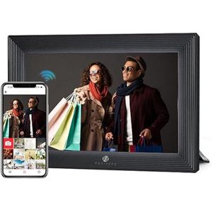 Equivera Digitale Fotolijst - 10.1 Inch - WiFi - IPS - Frameo App