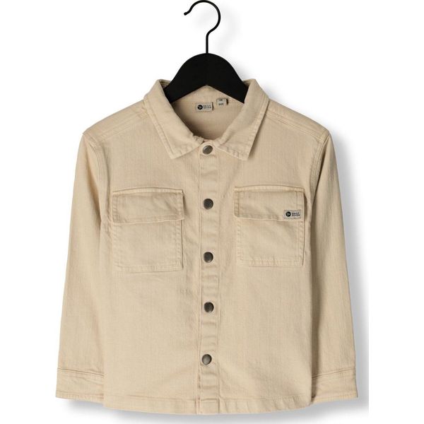 DAILY7 Shirt Jacket Twill Overhemden Jongens - Beige - Maat 92