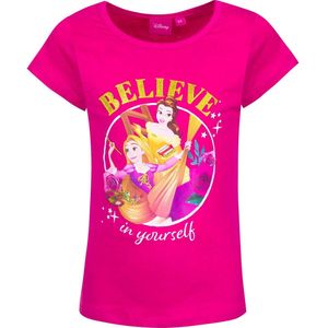 Disney Princess t-shirt fuchsia 116