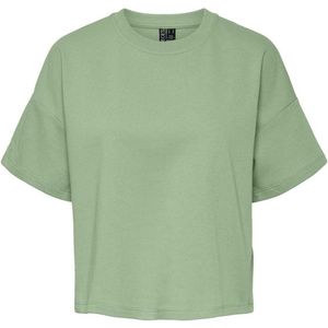 Pieces T-shirt Pcchilli Summer 2/4 Loose Sweat Noo 17118870 Quiet Green Dames Maat - XL