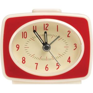Rex London Rood Retro Vintage wekker - TV Style / Luxe - Classic Alarm Clock