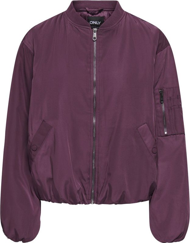 Only - Adel Life - Bomber Jas - Donkerrood - Dames