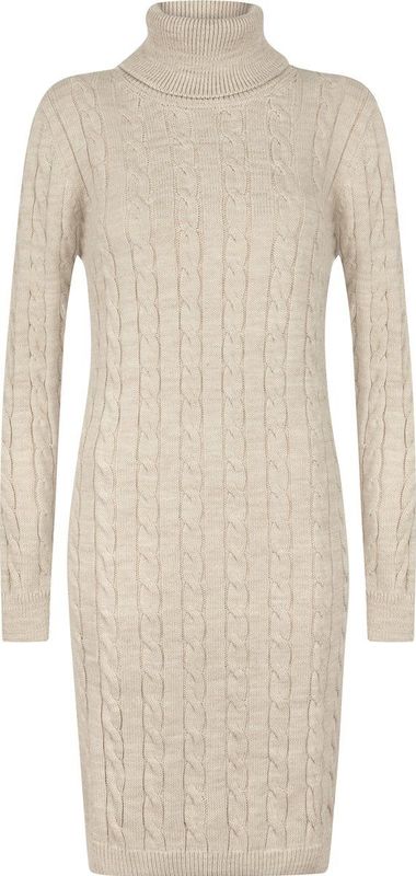 Felix Hardy - Coltrui Jurk - Stein - Gebreide Trui - Dames