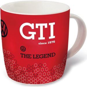 VW GTI Koffiemok 370ml - The Legend/rood