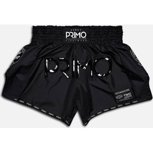 Primo Muay Thai Shorts - Super Nylon - Black Panther II - Zwart S