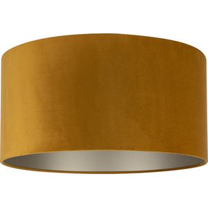 Uniqq Lampenkap velours goud Ø 50 cm – 25 cm hoog