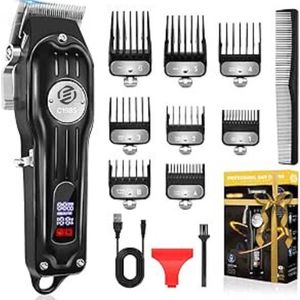 Equivera Tondeuse Hoofdhaar - Tondeuse - Haar Trimmer - Baard Trimmer - Professionele Tondeuse - Tondeuse Set - Kit - Voor Heren - Premium