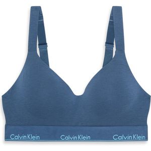 Calvin Klein - Icon Cotton Modal - Licht Gevoerde Bralette - Dark Denim