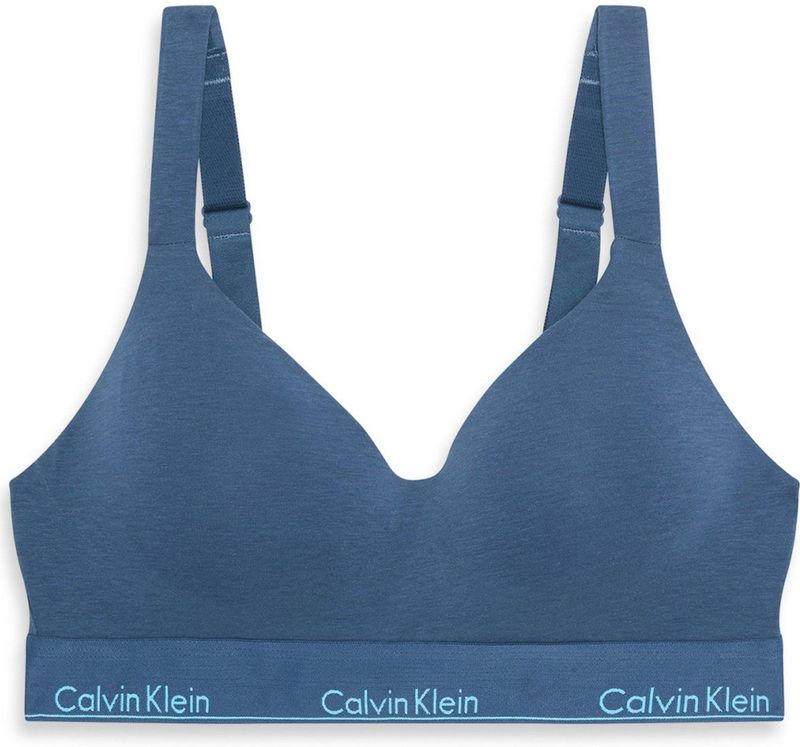 Calvin Klein - Icon Cotton Modal - Licht Gevoerde Bralette - Dark Denim