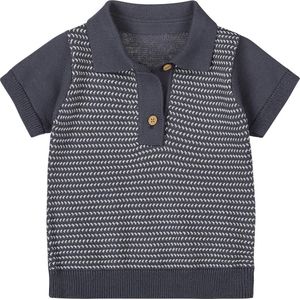 Dirkje Polo Knit - Maat 68 - Navy