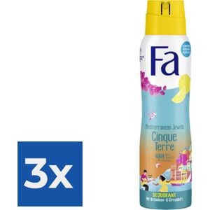 Fa Deospray - Santorini Citrus & orchid 150 ml - Voordeelverpakking 3 stuks