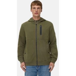 camel active - Sweatjack - Bosgroen - Met Capuchon