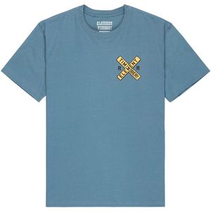 Element - Timber Freight Train - T-shirt - Blauw - Korte Mouwen - GOTS Biologisch Katoen