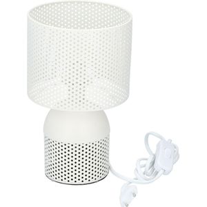 Grundig Tafellamp - Stekker - Aan/Uit Schakeling - 15 CM - Wit