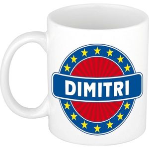 Dimitri naam koffie mok / beker 300 ml  - namen mokken
