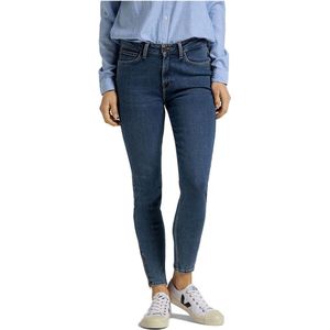 Lee Scarlett High Waist Zip Jeans Blauw 31 / 33 Vrouw