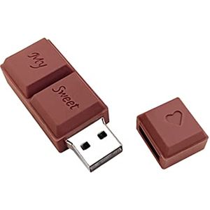 64 GB USB 3.0 Chocolade USB-stick - Flash Drive voor Externe Gegevensopslag