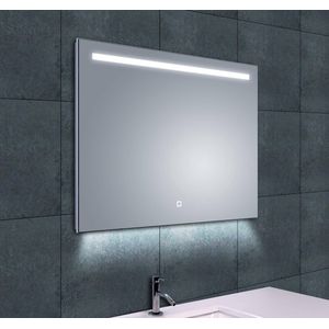 Saqu Deluxe Spiegel met LED verlichting Dimbaar 80x60 cm