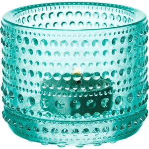 Iittala - Kastehelmi - Theelichthouder - Watergroen - 64mm - 1 Stuk