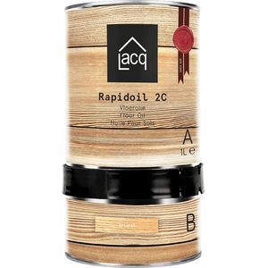 Lacq Rapidoil 2C - Houtolie - 1 Liter - Naturel - Voor binnen