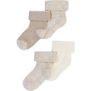 Noppies Sokken Girls Socks 4-pack B Baby Maat 3-6M