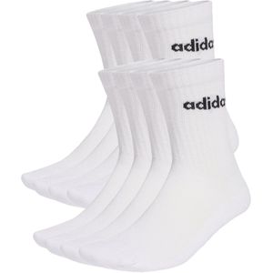 adidas Performance LINEAR CUSHIONED SOKKEN - Unisex - Wit- 43-45