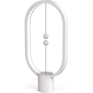 Heng Balance Lamp Ellipse Plastic USB; WHITE