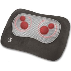 Equivera Massagekussen - Nek Massageapparaat - Rug- En Schoudermassage - Verwarmingsfunctie - Spierpijnverlichting - Ontspanning
