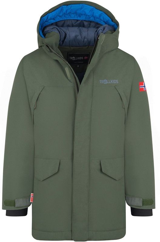 Trollkids - Harstad - Jas - Groen - 110 cm - Jongens, Meisjes