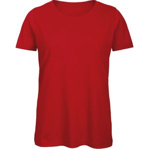 B&C Organic Cotton Inspire Crew Neck T-shirt / Woman CGTW043 - Red - XXL