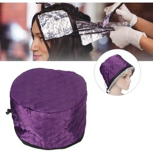 Crrynuo - Heating Cap - Verwarmende Haarverzorgingshoed - Uniforme Warmteversorgung - Draagbare Haarverzorging - Haarverzorgingshoed Voor Wasverzorging - Paars