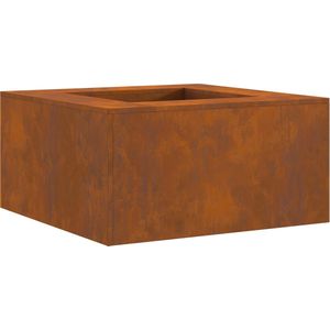 vidaXL - Vierkante - Vuurkorf - 80x80x40 - cm - Weerbestendig - Staal