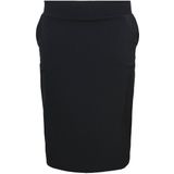 &Co Woman travelstof kokerrok marineblauw